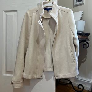 Wool poly blend jacket